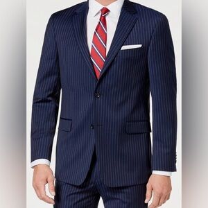 Tommy Hilfiger Navy Pinstripe Blazer